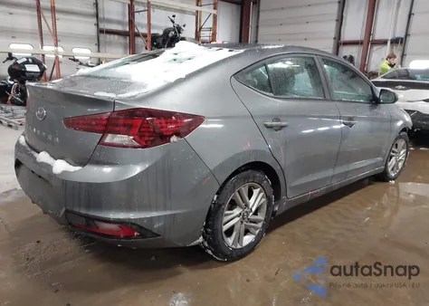 2019 Hyundai Elantra Value Edition из США, поврежденный, VIN 5NPD84LF4KH446563